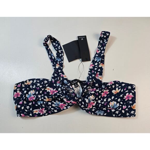 NWT Lulus Best Vacation Navy Blue Floral Print medium piece 1 of 2 M boho - Picture 2 of 7